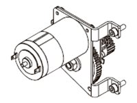 Zebra - ribbon supply direct current motor left hand G57468M