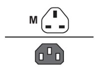 Zebra power cable UK - 1.8 m 50-16000-219R