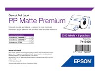 Epson Premium - die cut labels - matte - 13860 label(s) - 76 x 51 mm 7113420