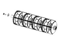 Datamax-O''Neil - media supply hub assembly DPR78-2623-21