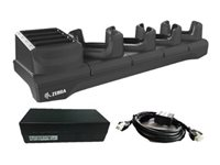 Zebra ShareCradle - handheld charging cradle - 5-slot, charge only - 108 Watt CRD-NGTC5N-5SC4B