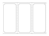 Zebra Z-Ultimate 3000T - labels - 8240 label(s) - 44.5 x 19.1 mm 3009585