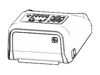 Zebra - cover assembly with media window P1080383-239