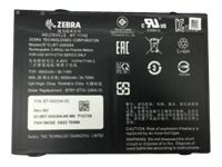 Zebra - tablet battery - Li-pol - 9660 mAh - 37.1 Wh BTRY-ET5X-10IN5-01
