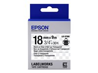 Epson LabelWorks LK-5TBN - label tape - 1 cassette(s) - Roll (1.8 cm x 9 m) C53S655008