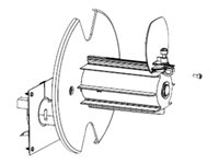 Zebra Media Rewind Spindle Kit - spare parts kit P1058930-059