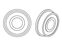 Datamax-O''Neil - flanged bearing DPO17-3028-01