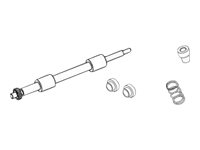 Zebra - feed roller with clutch P1043693