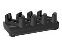 Zebra 4-Slot Charge Only Non-Locking Cradle - handheld charging stand + power adapter CRD-EC5X-4SCO-01