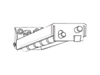 Zebra - upper pinch segmented roller assembly LH kit G43012M