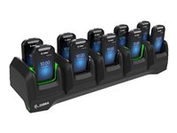 Zebra 10-Slot Locking Smart Cradle - handheld charging cradle CRD-EC30-10SC1-01