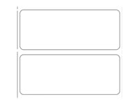 Zebra Z-Perform 1000D - labels - matte - 2580 label(s) - 63.5 x 25.4 mm 880179-025D