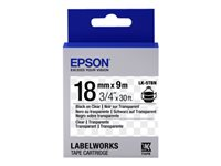 Epson LabelWorks LK-5TBN - label tape - 1 cassette(s) - Roll (1.8 cm x 9 m) C53S655008