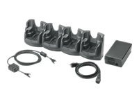 Zebra Four Slot Ethernet Charging Cradle Kit - docking cradle CRD5501-401EES