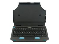 Gamber-Johnson 2-in-1 - keyboard and folio case (case) - attachable - with touchpad, mouse buttons - QWERTY - UK Input Device 3PTY-GJ-7160-1789-01